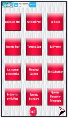 Canada Newspapers online android App screenshot 2